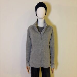 🛍️ Charlie Paige Grey Full-Zip Fleece Jacket | L | NWOT